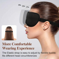 2 Pcs Sleep Eye Mask For Women Men Comfortable 3D Contoured Blackout Covers