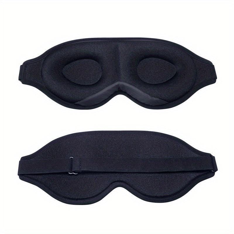 2 Pcs Sleep Eye Mask For Women Men Comfortable 3D Contoured Blackout Covers