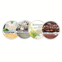 60g 4pcs Organic Shampoo Soap Set with Ginger Jasmine Rosemary Coffee Soap