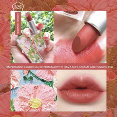 Velvet Lipstick Long Lasting Flower Painting Lip Gloss