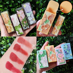 Velvet Lipstick Long Lasting Flower Painting Lip Gloss