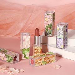 Velvet Lipstick Long Lasting Flower Painting Lip Gloss