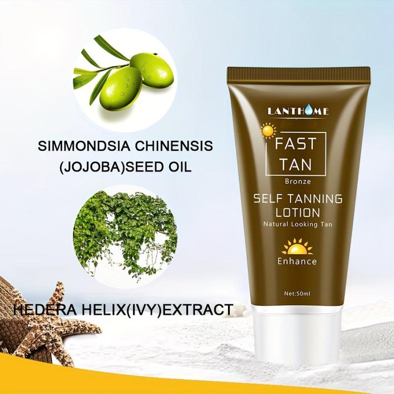 Natural Self Tanning Lotion Bronze Wheat Tanning Cream 50ml