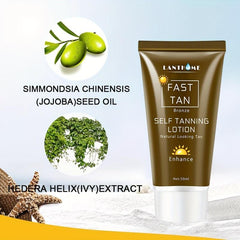 Natural Self Tanning Lotion Bronze Wheat Tanning Cream 50ml