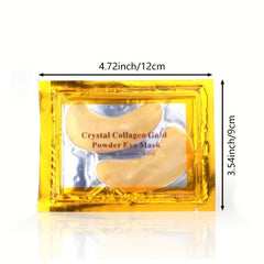 Golden Under Eye Crystal Mask for Puffy Eyes and Dark Circles
