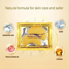 Golden Under Eye Crystal Mask for Puffy Eyes and Dark Circles