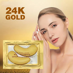 Golden Under Eye Crystal Mask for Puffy Eyes and Dark Circles