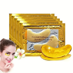 Golden Under Eye Crystal Mask for Puffy Eyes and Dark Circles