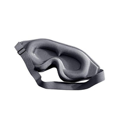 3D Memory Foam Sleep Blackout Eye Mask - Black
