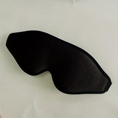 3D Memory Foam Sleep Blackout Eye Mask - Black