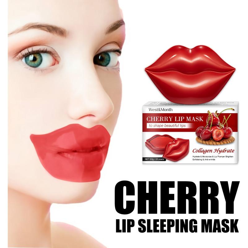 20 PCS 60g Moisturizing Lip Mask Crystal Lip Care Pads Mask