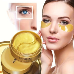 Golden Gel Under Eye Patches - Reduce Dark Circles, Puffiness, Wrinkles