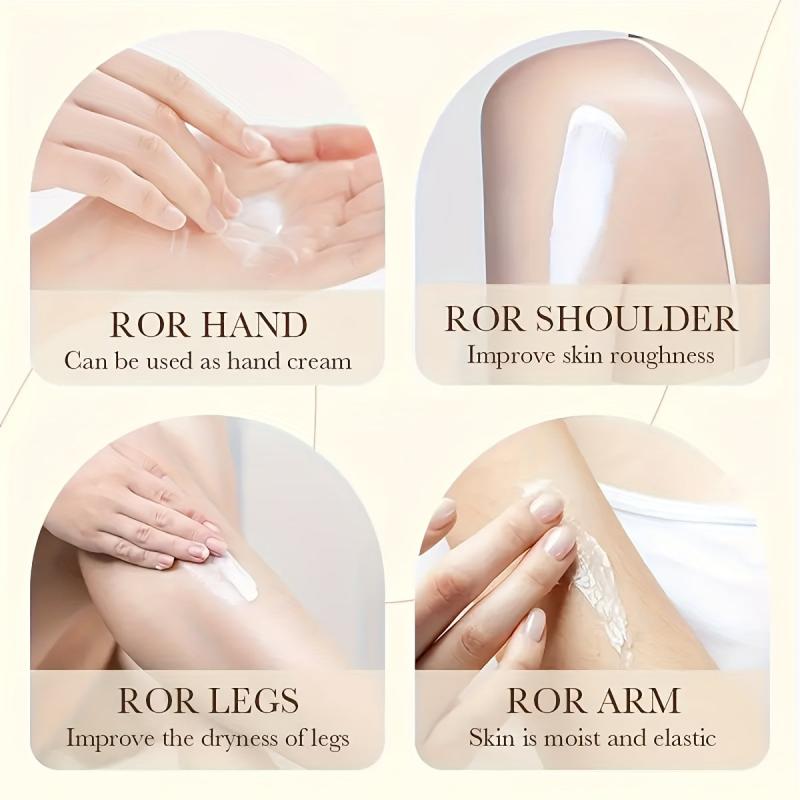 Natural Rice Raw Pulp Cream Long Lasting Moisturizing For Face Body Hand Foot