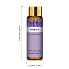 Lavender Essential Oil 10ml Aromatherapy Relaxation for Diffusers Humidifier