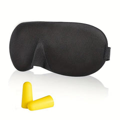 3D Memory Foam Sleep Eye Mask And Earplug Soft Eye Patches Comfort Face