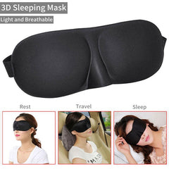 Adjustable 3D Contoured Sleep Mask for Men and Women