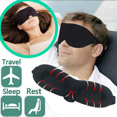 Adjustable 3D Contoured Sleep Mask for Men and Women