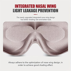 Adjustable 3D Contoured Eye Mask for Sleeping Shift Work Naps