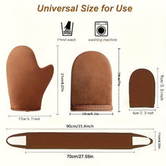 Sunbathing Tanning Gloves Set, Big Thumb Strap, Tanning Care