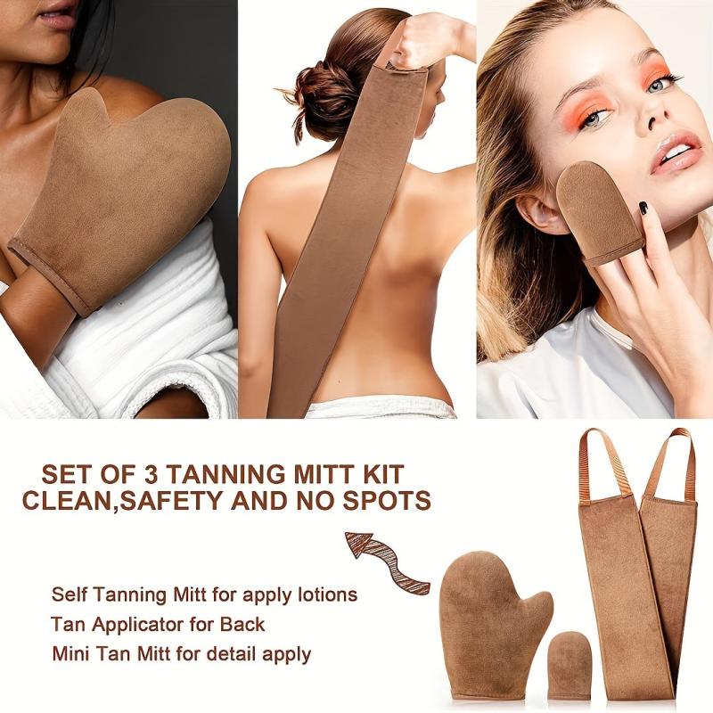 Sunbathing Tanning Gloves Set, Big Thumb Strap, Tanning Care