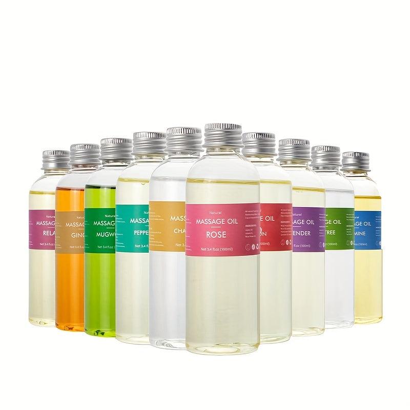 Plant Rich Body And Massage Oils Lavender Rose Tea Tree Peppermint Chamomile
