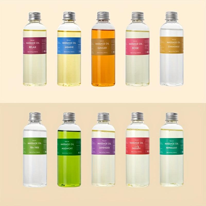 Plant Rich Body And Massage Oils Lavender Rose Tea Tree Peppermint Chamomile
