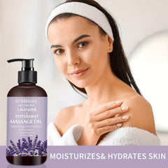 Relaxing Massage Oil with Lavender & Peppermint - Joint Pain Relief
