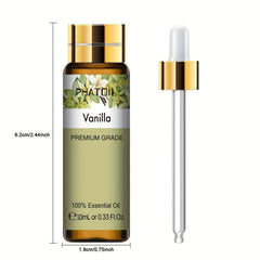 Vanilla Essential Oil 10ml - Aromatherapy Massage Bath Relaxation