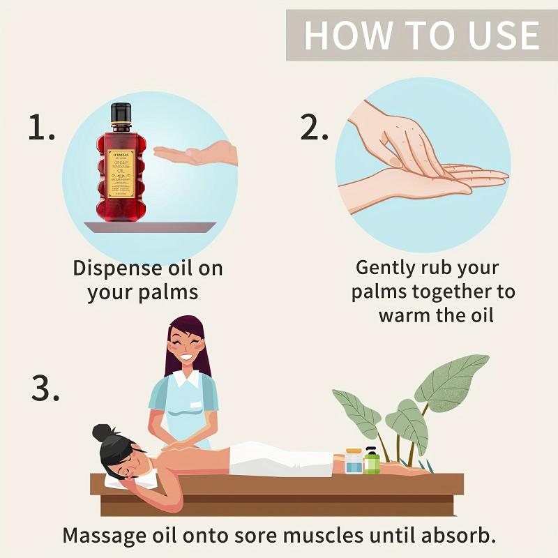 Ginger Massage Joint Pain Relief Body for Men Women
