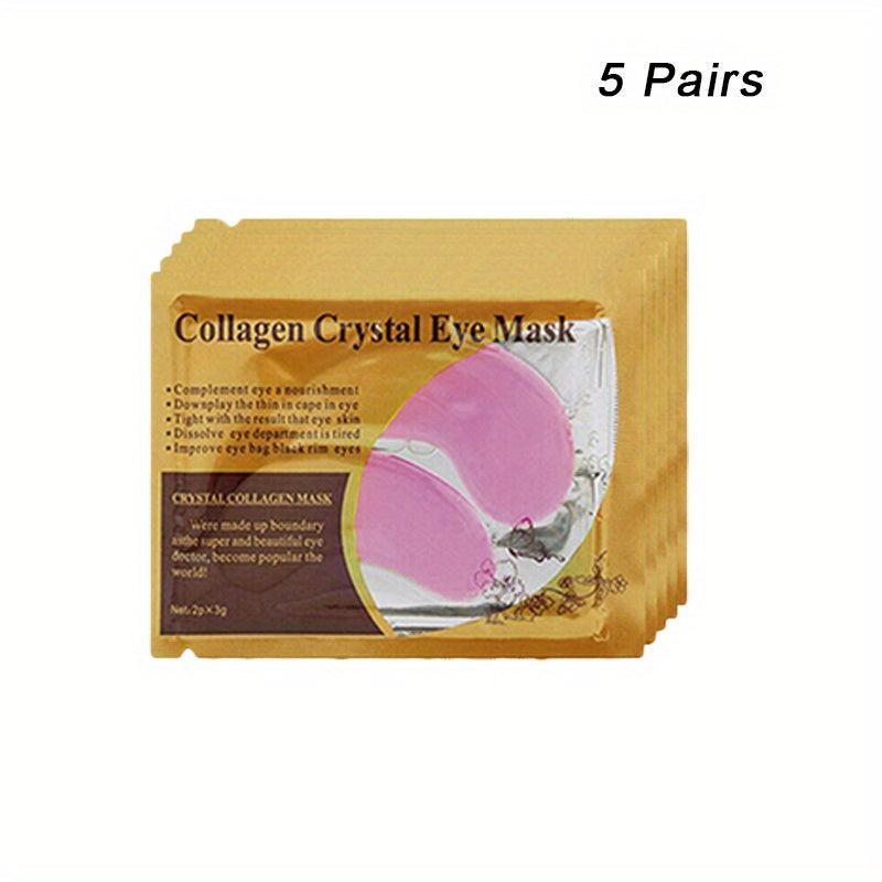 10pcs Crystal Collagen Eye Mask Reduce Dark Circles Acne Beauty Patches