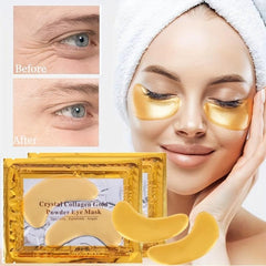 10pcs Crystal Collagen Eye Mask Reduce Dark Circles Acne Beauty Patches