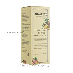 6 Bottles 6.76oz Rose Ylang Ylang Ginger Essential FOR MEN AND WOMEN