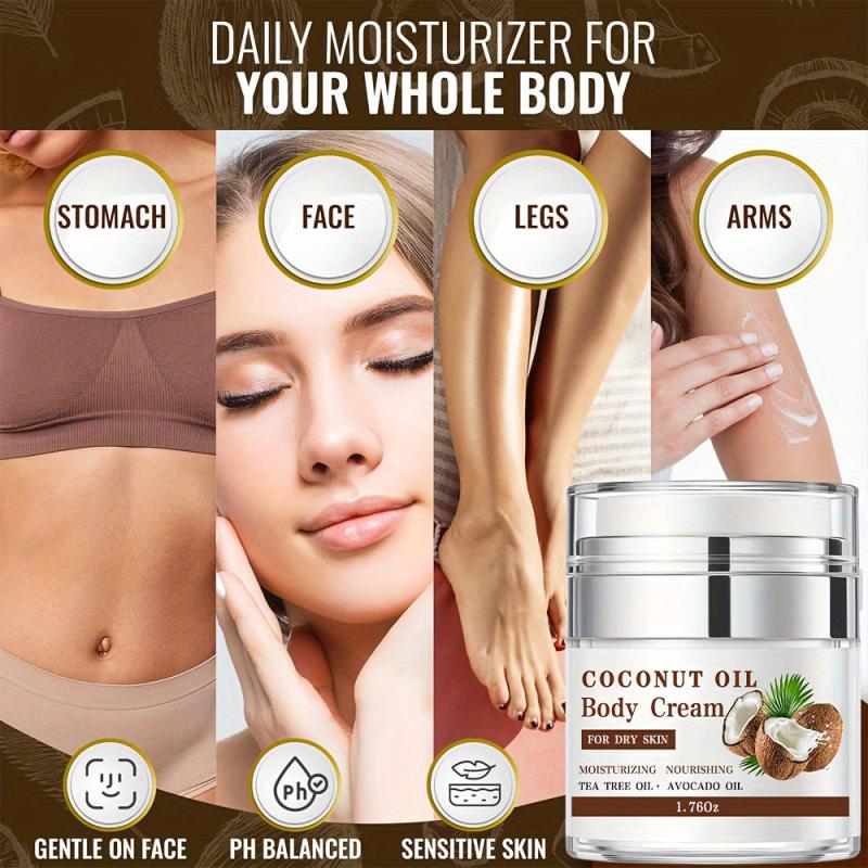 Coconut Body Lotion Moisturizing Cream & Face Lotion