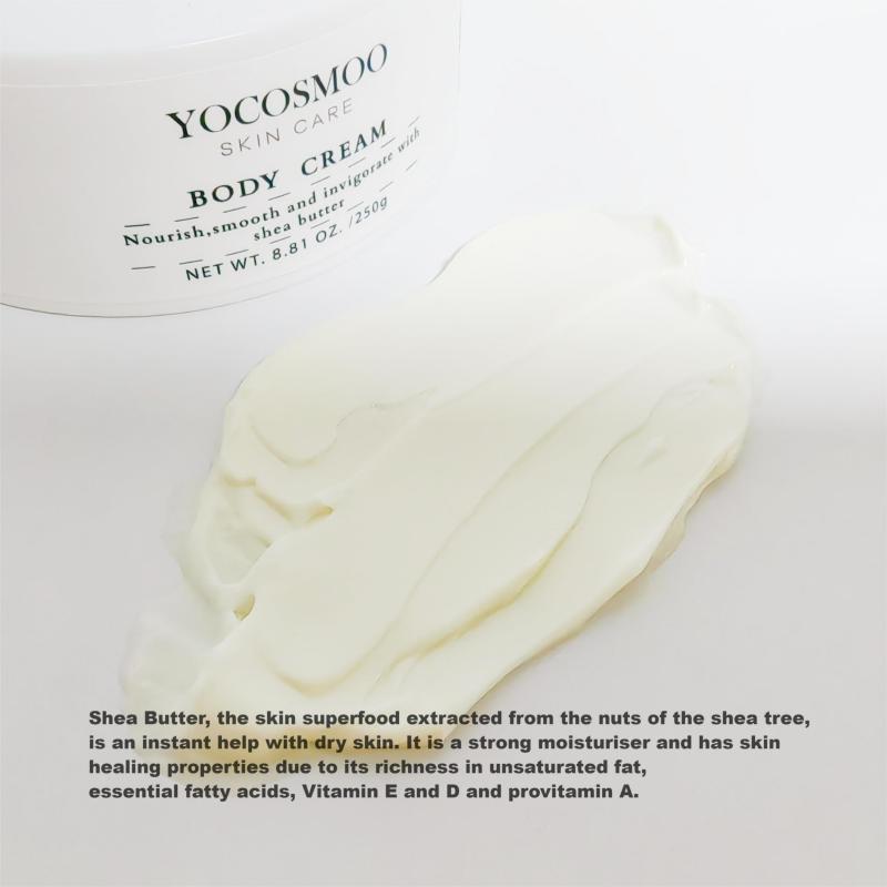 Shea Butter Body Cream 250g Hydrating & Moisturizing Skincare For Very Dry Skin