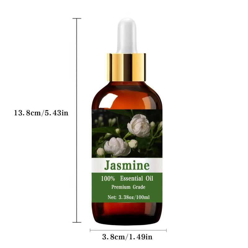 Jasmine Essential Oil 100ml - 100% Pure & Natural for Hair & Skin Care