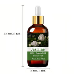 Jasmine Essential Oil 100ml - 100% Pure & Natural for Hair & Skin Care
