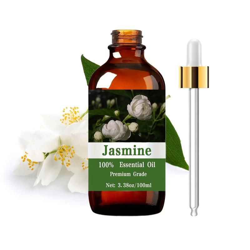 Jasmine Essential Oil 100ml - 100% Pure & Natural for Hair & Skin Care