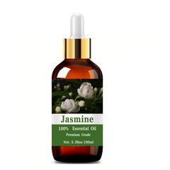 Jasmine Essential Oil 100ml - 100% Pure & Natural for Hair & Skin Care
