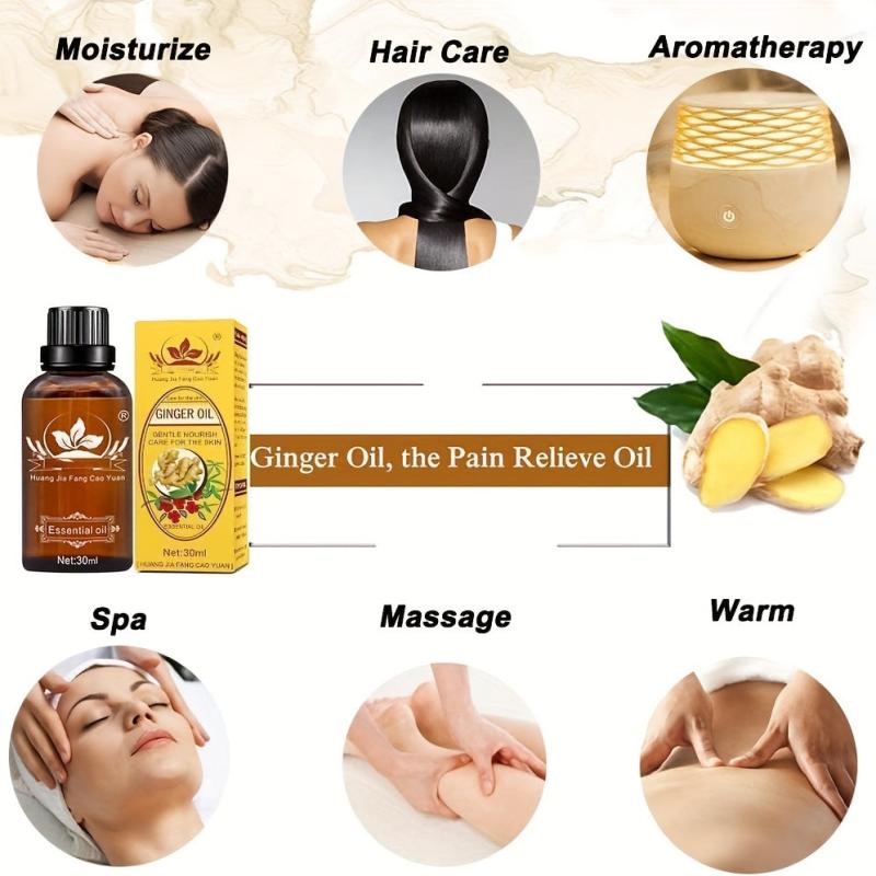 Natural Ginger Essential Body Massage For Relaxing