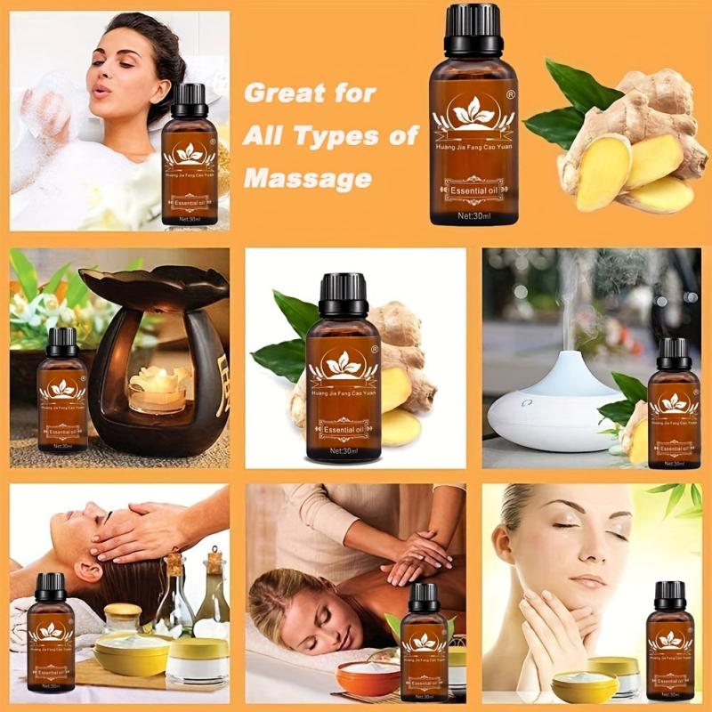 Natural Ginger Essential Body Massage For Relaxing