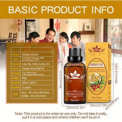 Natural Ginger Essential Body Massage For Relaxing