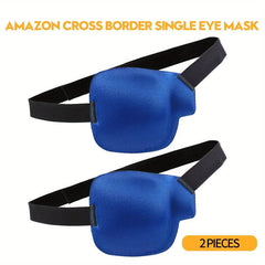 2pcs 3D Blackout Right Eye Mask Breathable Sleep Eye Mask Without Pressure