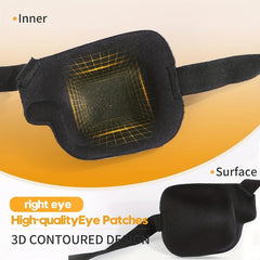 2pcs 3D Blackout Right Eye Mask Breathable Sleep Eye Mask Without Pressure
