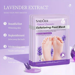 Lavender & Goat Milk Foot Exfoliating Mask - Soft Feet Protector