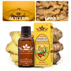 Organic Ginger Essential Oil for Massage and Relaxation