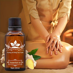 Organic Ginger Essential Oil for Massage and Relaxation