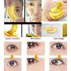 Golden Eye Mask - Reduce Wrinkles, Puffiness, Dark Circles