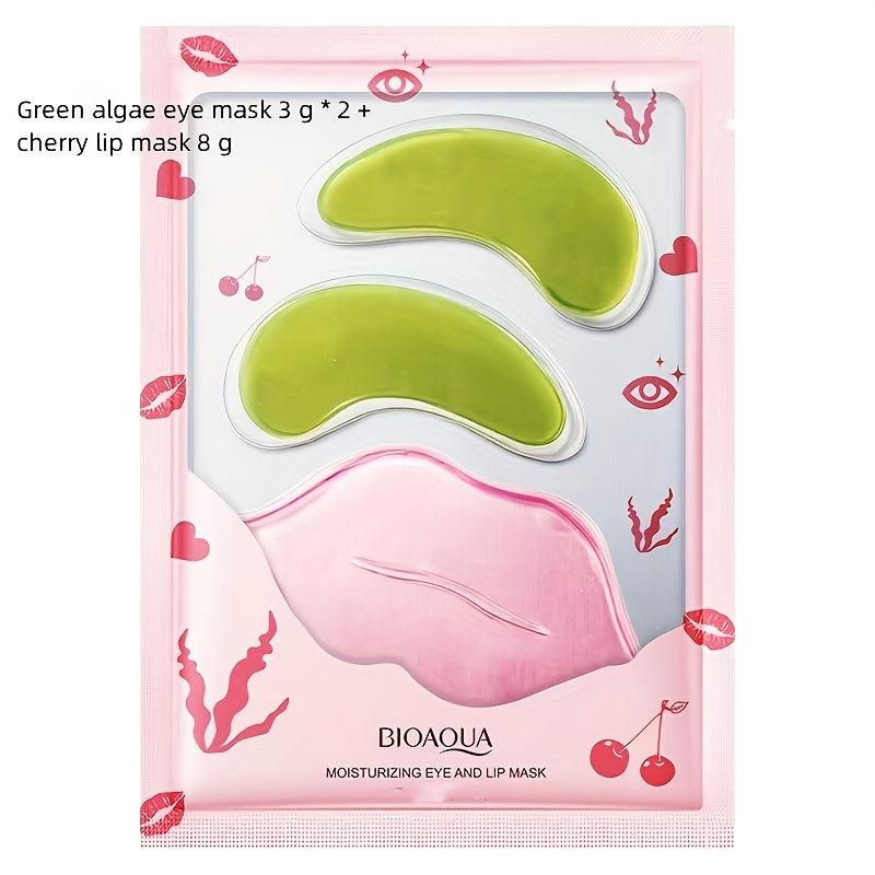 Seaweed Eye Mask And Lip Film Combo Moisturizing Dark Circles Bags