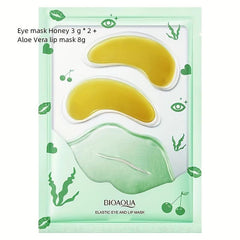 Seaweed Eye Mask And Lip Film Combo Moisturizing Dark Circles Bags