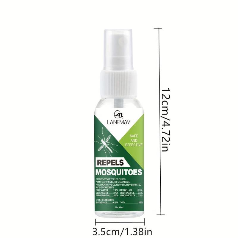 Natural Herbal Bug Spray Plant Based Insect Repellent Indoor Outdoor Use